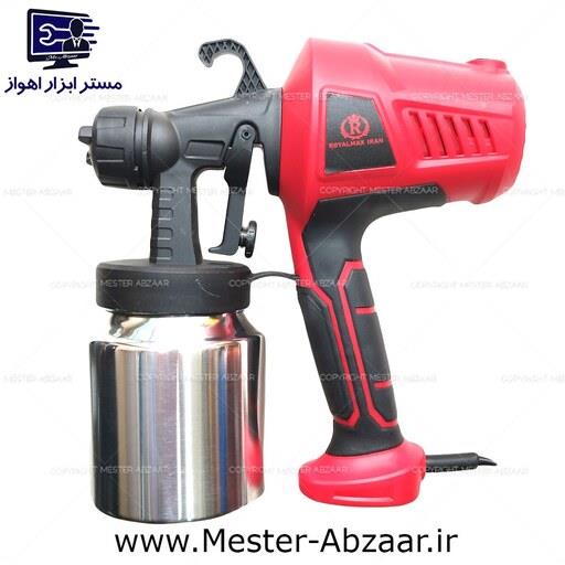 پیستوله رنگ 1000 وات برقی رویال مکس ایران پمپ سرخود مدل ROYALMAX ED-PDS1820